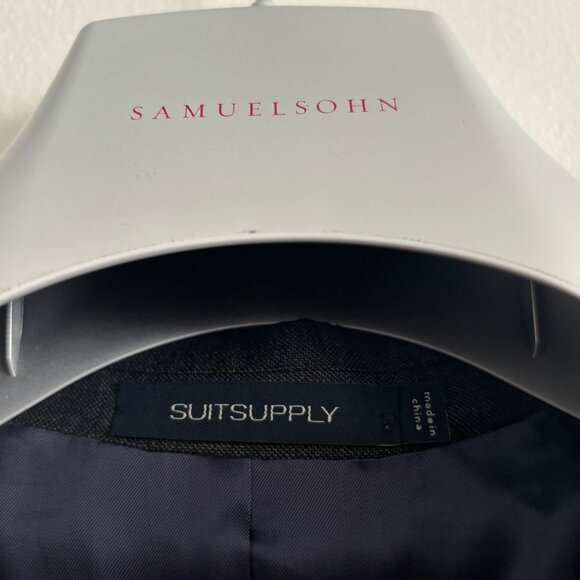 Suitsupply Grey Wool Suit Lazio Super 110s - 42 Long, Pants 36 x 32 - Picture 9 of 16